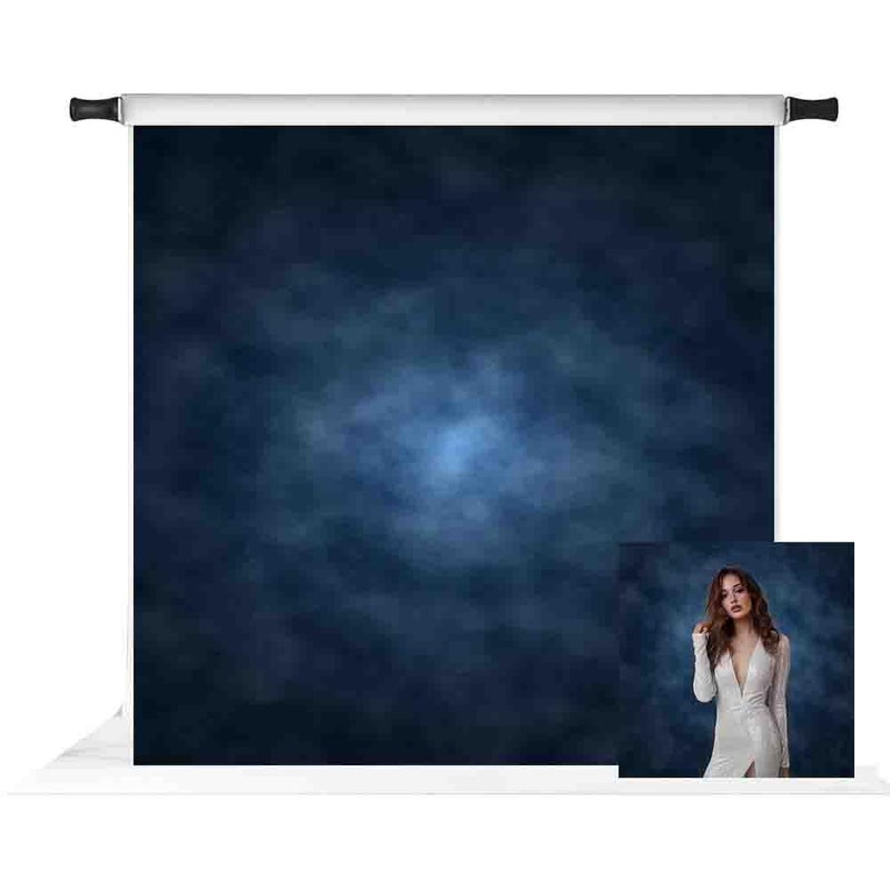 Kate 10x10ft Dark Blue Abstract Photography Backdrop Abstract Deep Blue Textures Background Old Master Photo Backdrops - Image 1